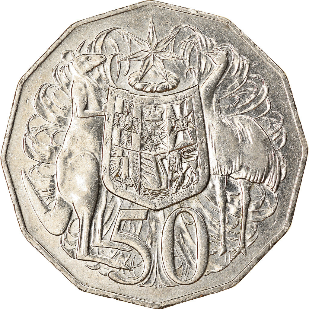 Coin, Australia, Elizabeth II, 50 Cents, 1993, EF(40-45), Copper-nickel, KM:83