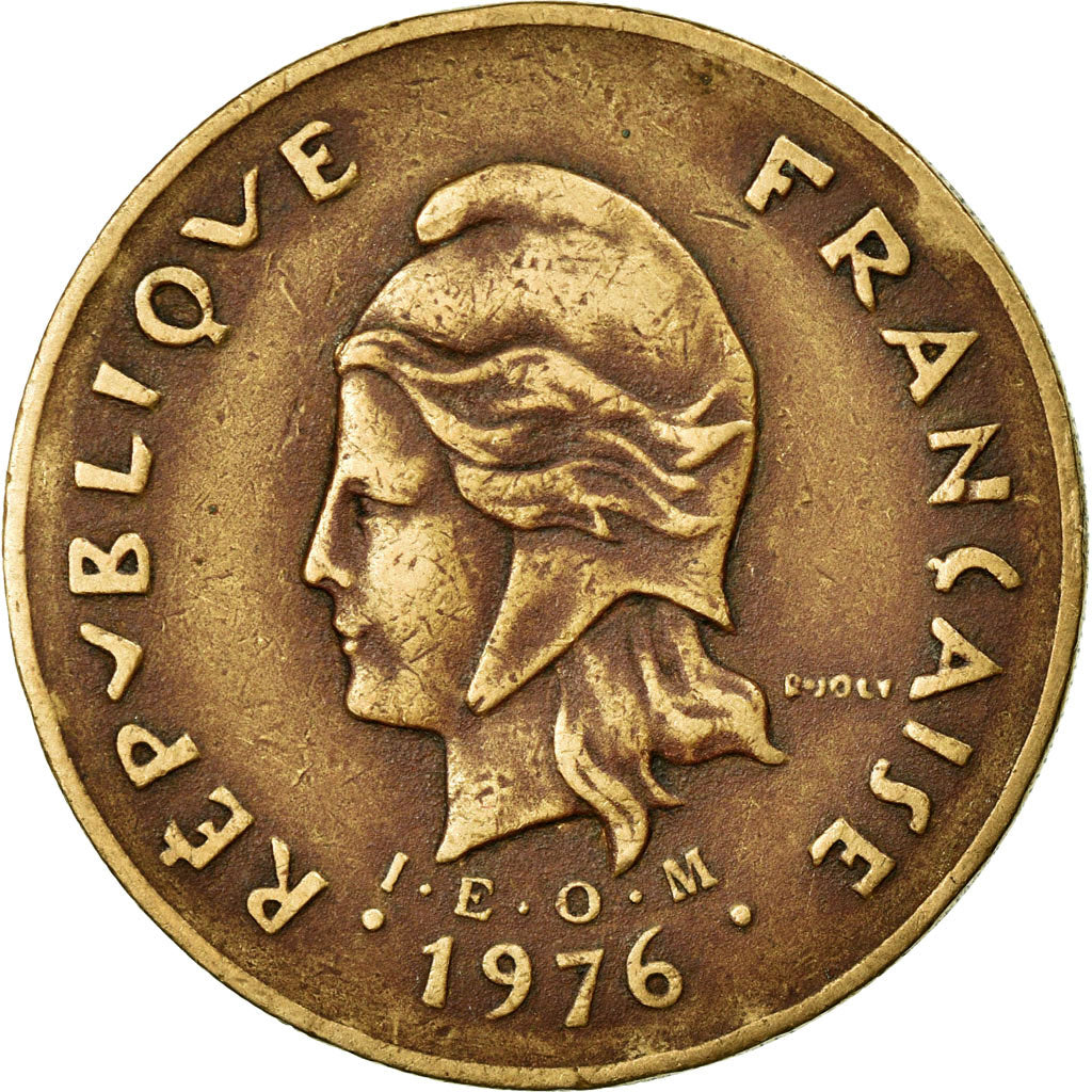 Moneta, Nuova Caledonia, 100 Francs, 1976, Paris, BB, Nichel-bronzo, KM:15