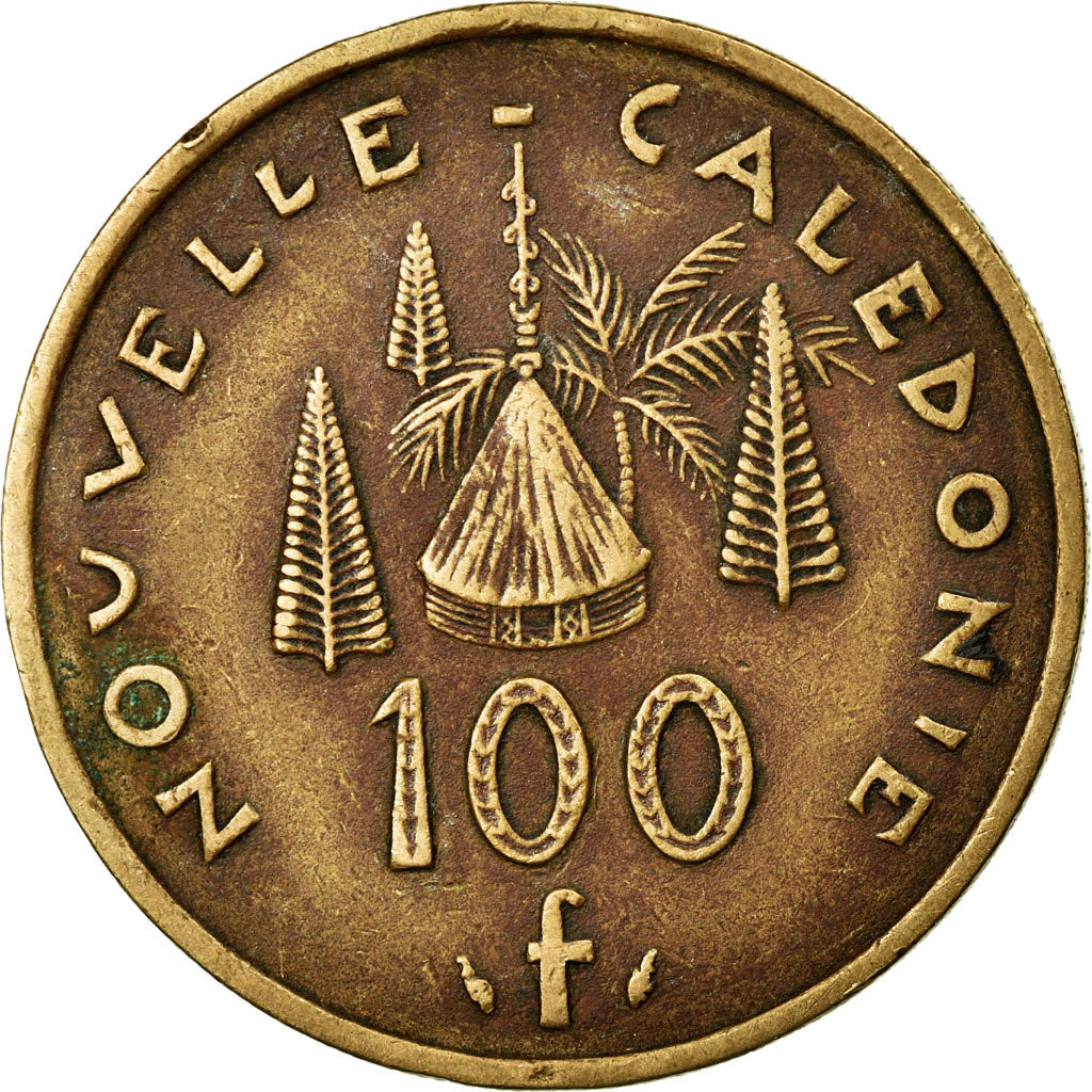 Moneta, Nuova Caledonia, 100 Francs, 1976, Paris, BB, Nichel-bronzo, KM:15