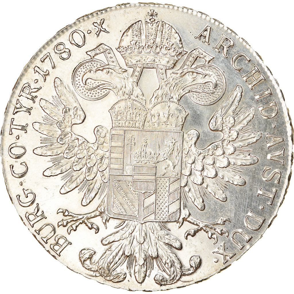 Coin, Austria, Joseph II, Thaler, 1780, Vienna, Restrike, AU(50-53), Silver