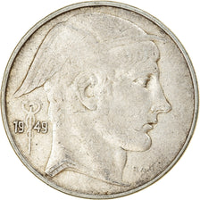 Coin, Belgium, 20 Francs, 20 Frank, 1949, EF(40-45), Silver, KM:141.1