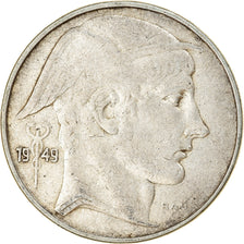 Munten, België, 20 Francs, 20 Frank, 1949, ZF, Zilver, KM:141.1