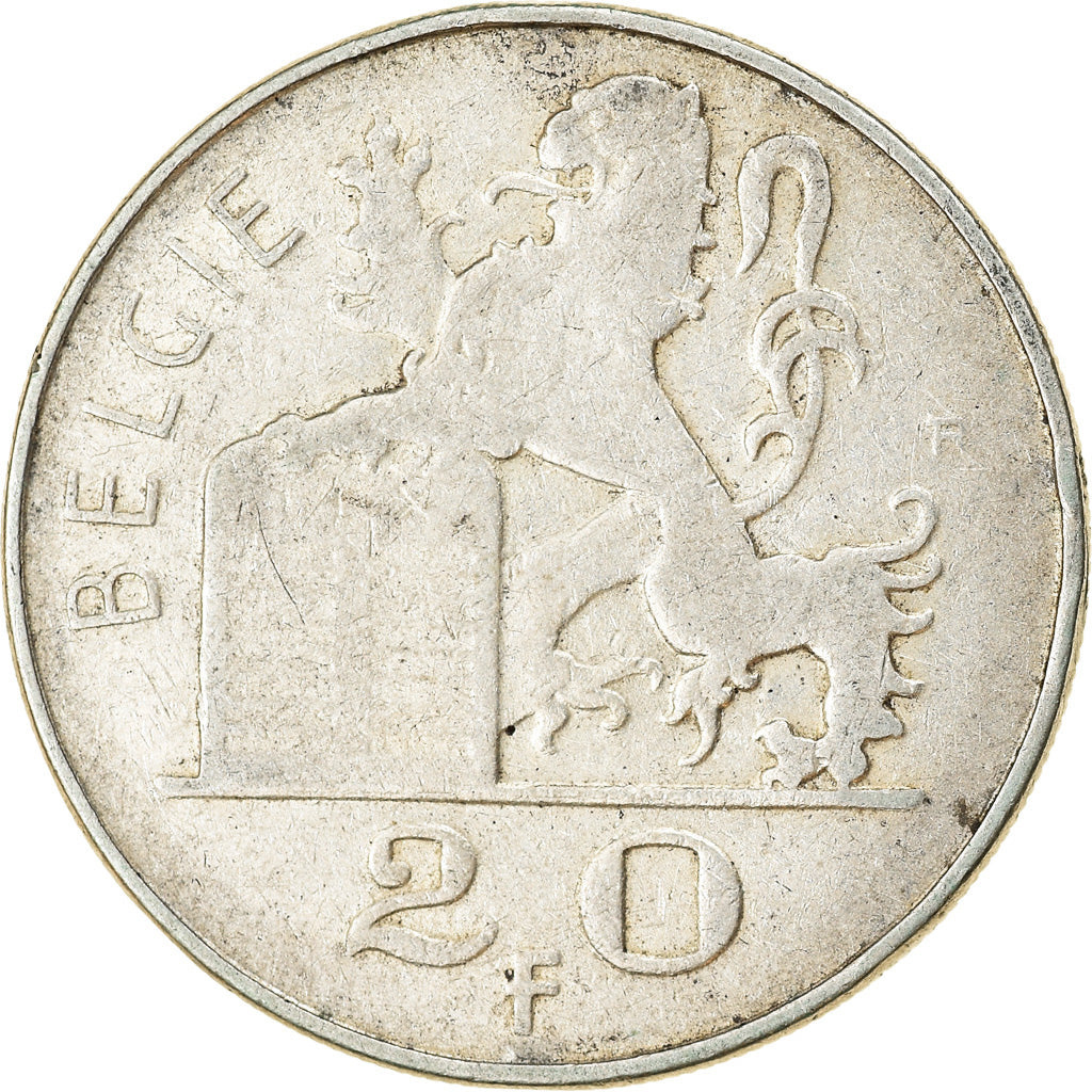 Coin, Belgium, 20 Francs, 20 Frank, 1949, EF(40-45), Silver, KM:141.1
