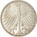Coin, GERMANY - FEDERAL REPUBLIC, 5 Mark, 1972, Stuttgart, EF(40-45), Silver