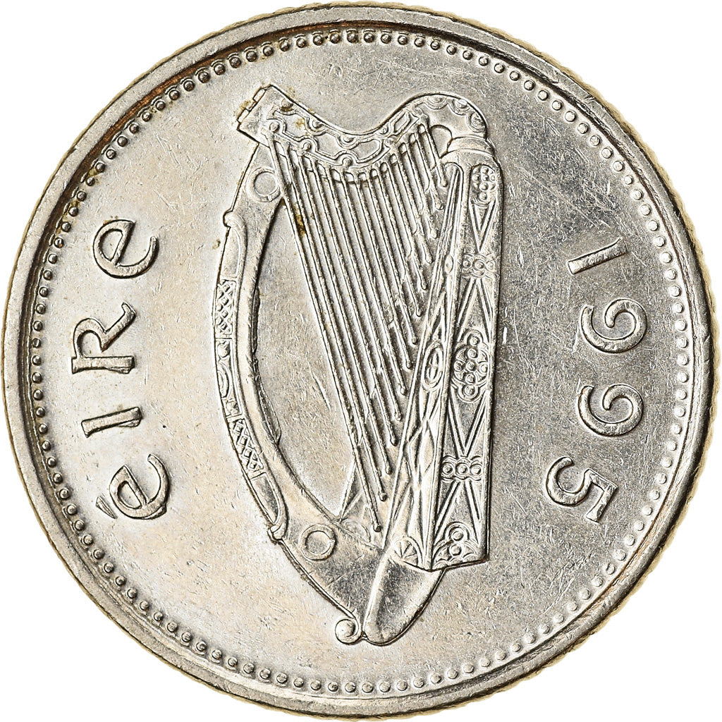 Coin, IRELAND REPUBLIC, 10 Pence, 1995, EF(40-45), Copper-nickel, KM:29