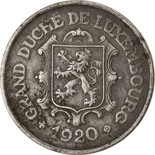 Coin, Luxembourg, Charlotte, 25 Centimes, 1920, VF(30-35), Iron, KM:32