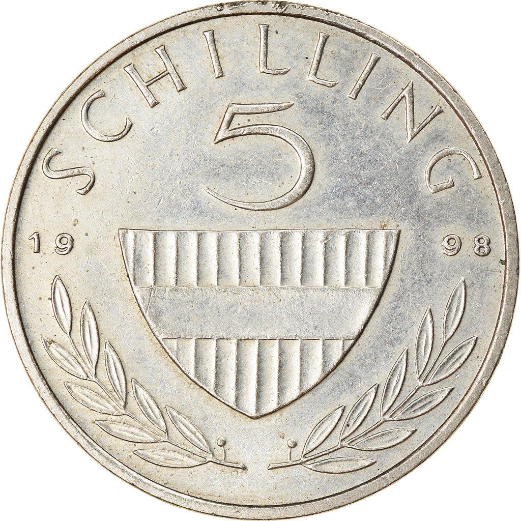 Coin, Austria, 5 Schilling, 1998, EF(40-45), Copper-nickel, KM:2889a