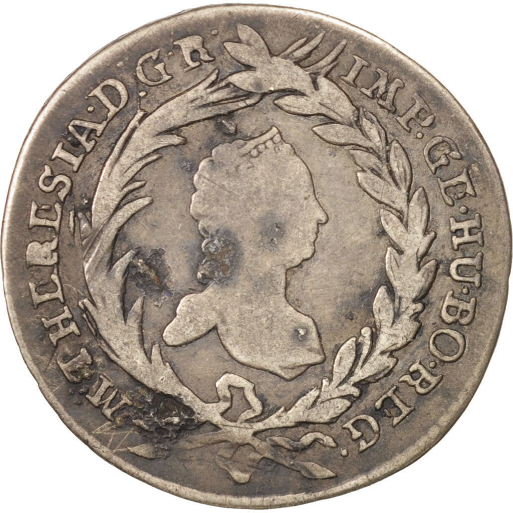 Autriche, Maria Theresa, 10 Kreuzer, 1865, Graz, TB, Argent, KM:1808