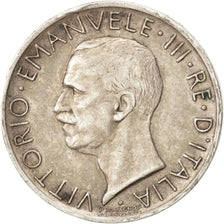 Italie, Vittorio Emanuele III, 5 Lire, 1929, Rome, TTB, Argent, KM:67.1