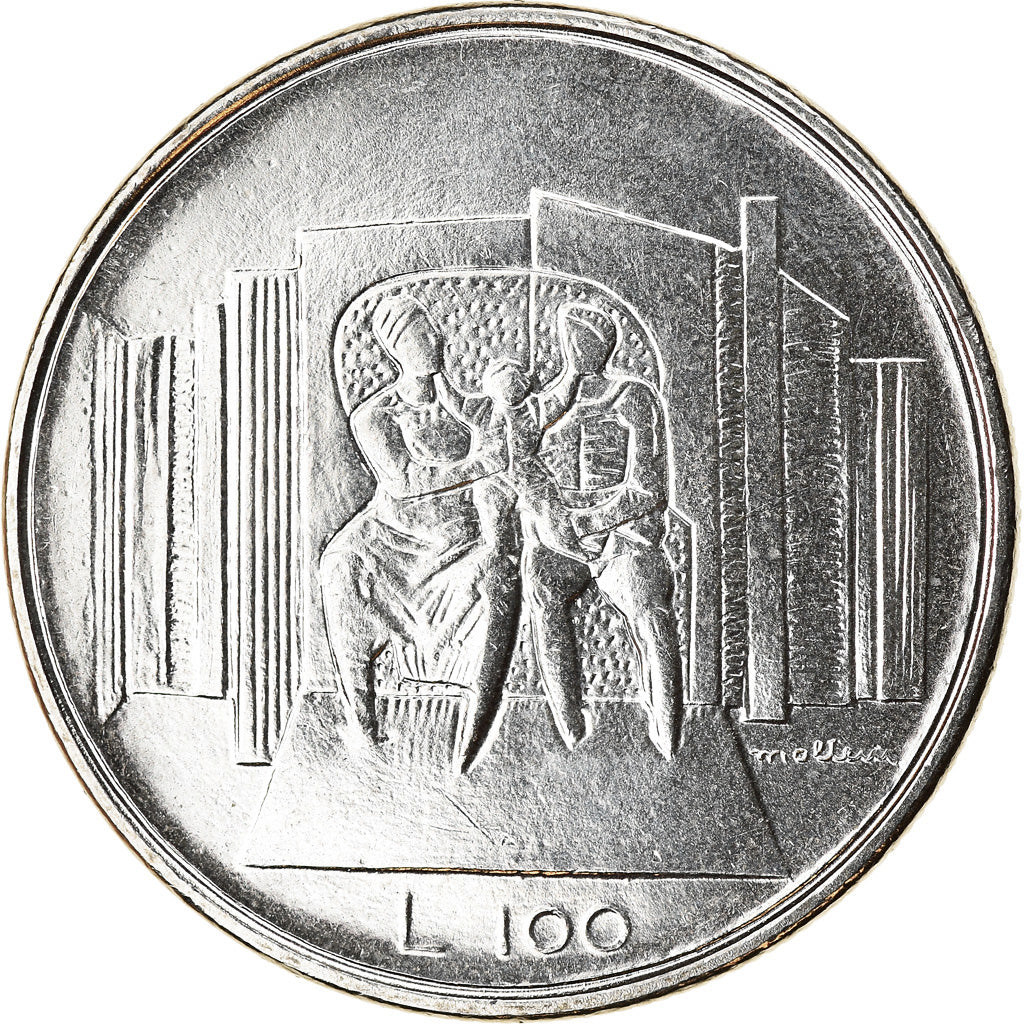 Monnaie, San Marino, 100 Lire, 1976, Rome, SUP, Steel, KM:57