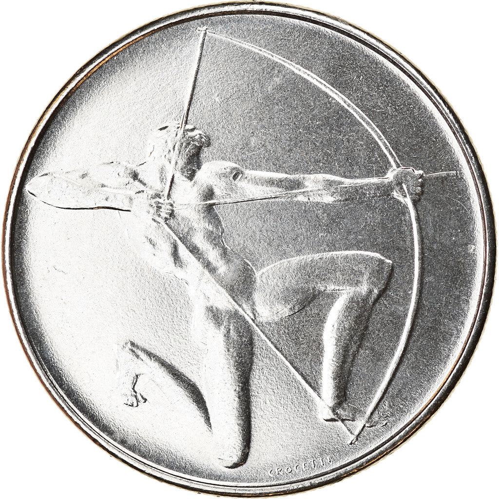 Coin, San Marino, 100 Lire, 1980, Rome, MS(63), Steel, KM:108