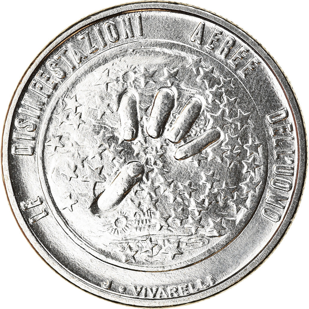 Coin, San Marino, 50 Lire, 1977, Rome, MS(63), Steel, KM:68