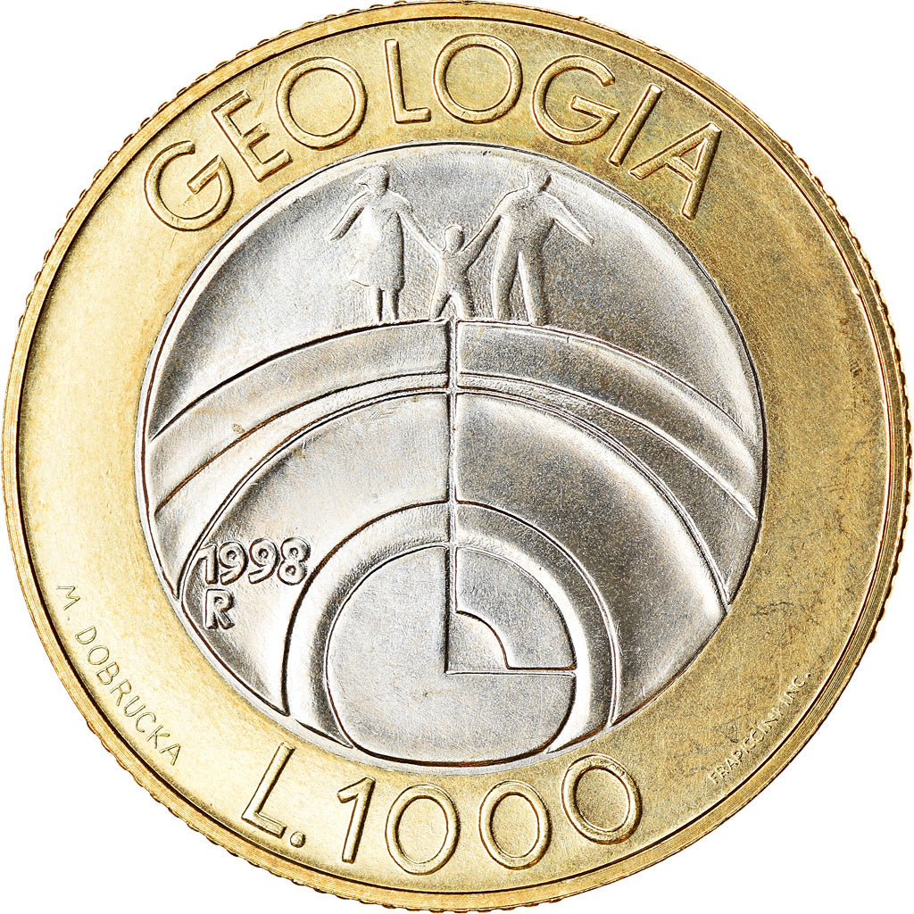 Monnaie, San Marino, 1000 Lire, 1998, Rome, SUP, Bi-Metallic, KM:384