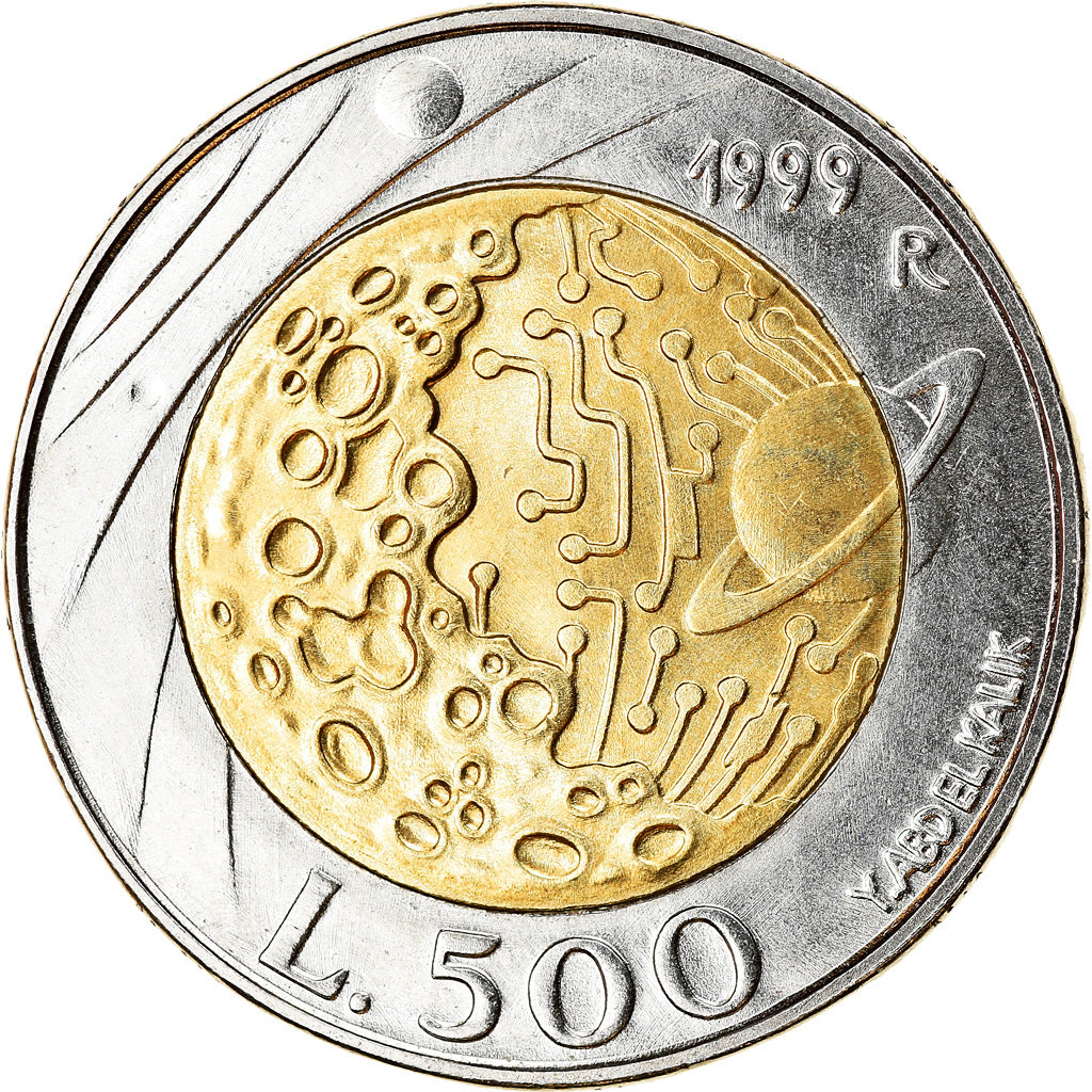 Moneta, San Marino, 500 Lire, 1999, Rome, SPL, Bi-metallico, KM:394