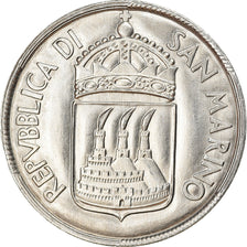 Coin, San Marino, 10 Lire, 1973, AU(50-53), Aluminum, KM:25