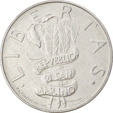 Munten, San Marino, 10 Lire, 1995, Rome, ZF+, Aluminium, KM:325
