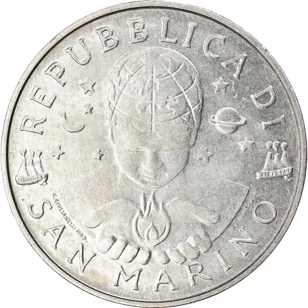 Monnaie, San Marino, 10 Lire, 1999, SUP, Aluminium, KM:389