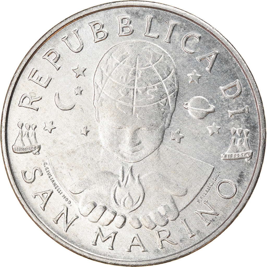 Coin, San Marino, 10 Lire, 2000, Rome, MS(63), Aluminum, KM:399