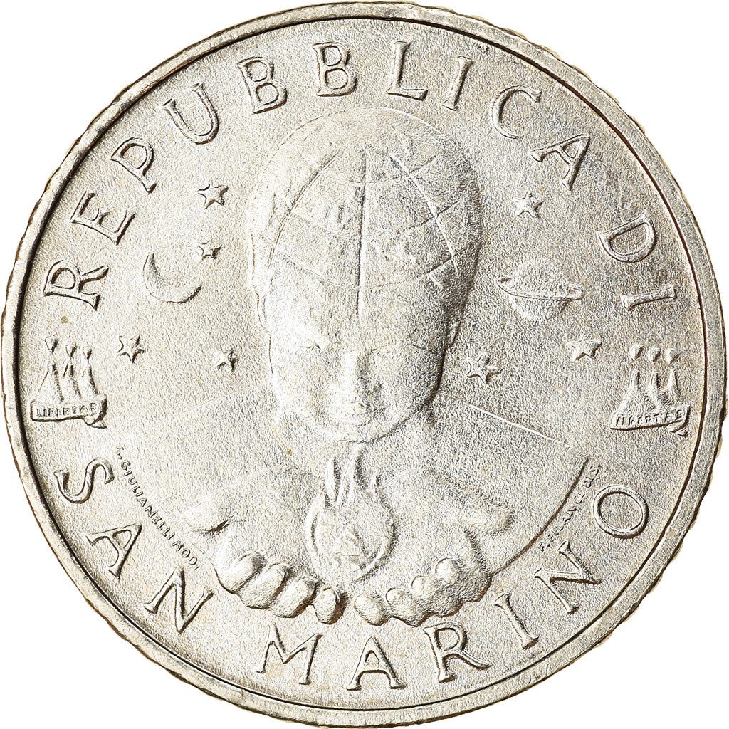 Coin, San Marino, 100 Lire, 1996, AU(55-58), Copper-nickel, KM:355