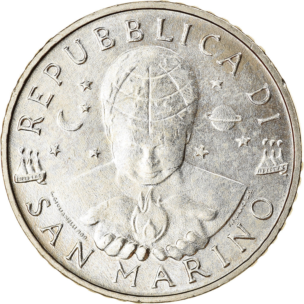 Coin, San Marino, 100 Lire, 1998, AU(55-58), Copper-nickel, KM:381