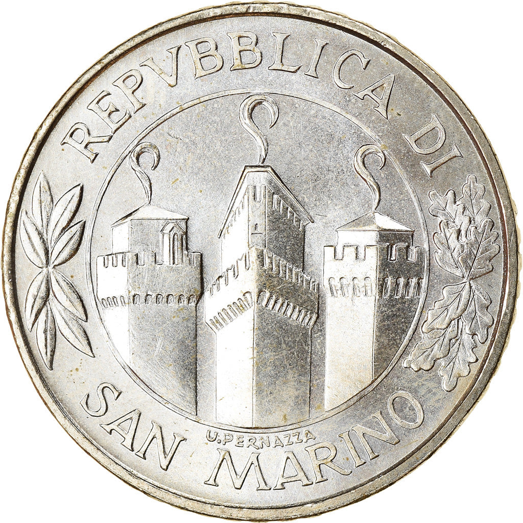 Coin, San Marino, 100 Lire, 2001, Rome, MS(63), Copper-nickel, KM:427