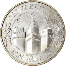 Coin, San Marino, 100 Lire, 2001, Rome, MS(63), Copper-nickel, KM:427