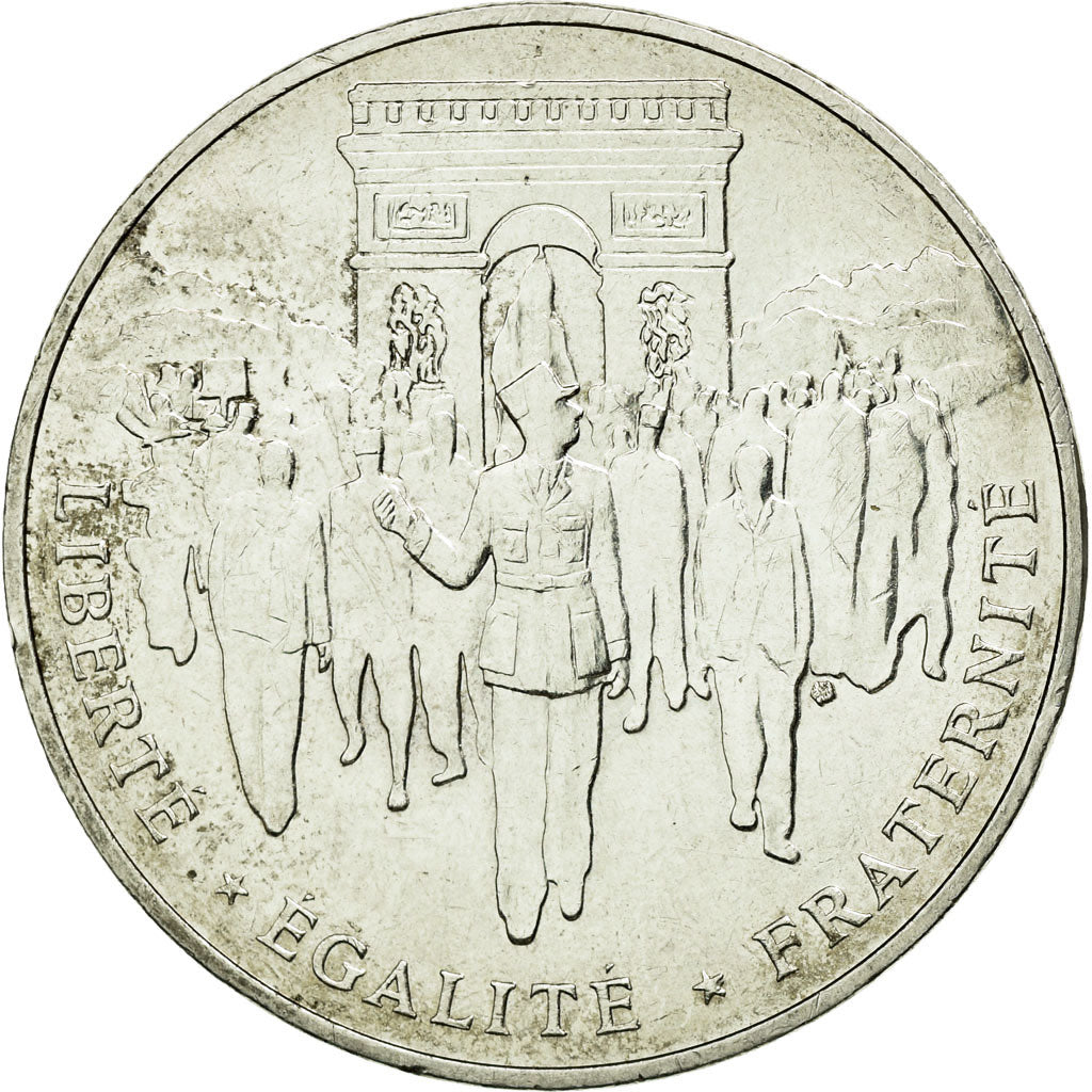 Coin, France, Libération de Paris, 100 Francs, 1994, AU(50-53), Silver