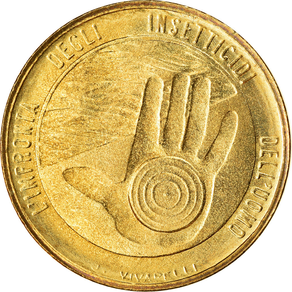 Coin, San Marino, 20 Lire, 1977, Rome, AU(50-53), Aluminum-Bronze, KM:67
