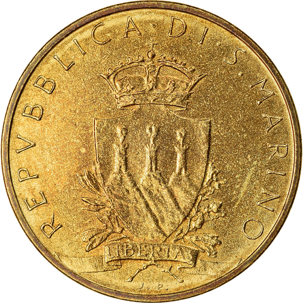 Coin, San Marino, 20 Lire, 1979, AU(50-53), Aluminum-Bronze, KM:93