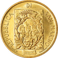 Moneta, San Marino, 20 Lire, 1988, Rome, SPL-, Alluminio-bronzo, KM:222