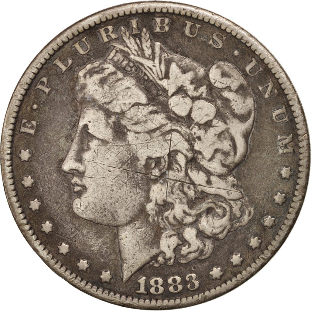 United States, Morgan Dollar, Dollar, 1883, Philadelphia, VF(20-25), KM 110