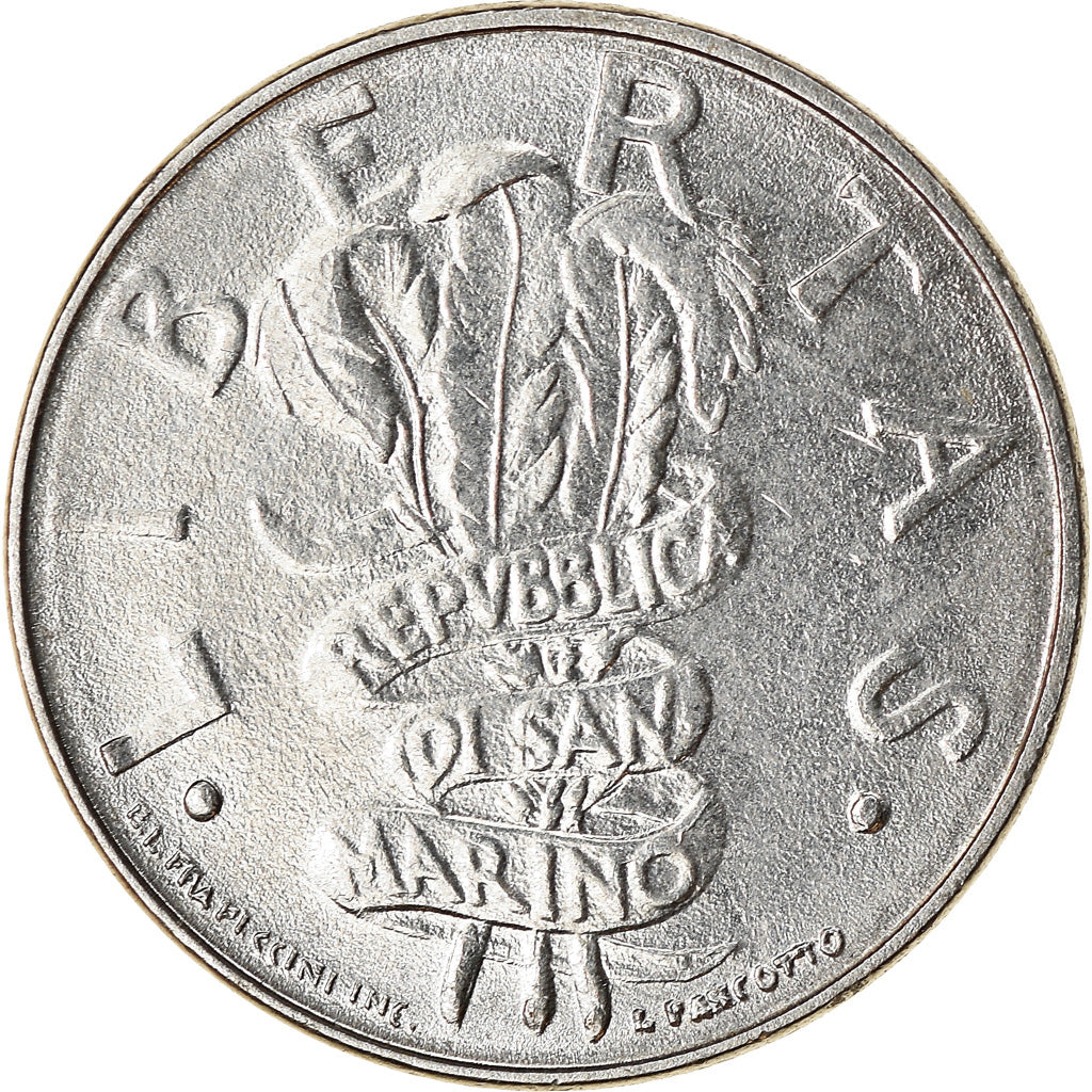 Monnaie, San Marino, 50 Lire, 1995, Rome, SPL, Stainless Steel, KM:327