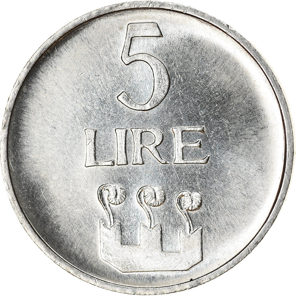 Monnaie, San Marino, 5 Lire, 1972, Rome, TTB+, Aluminium, KM:16