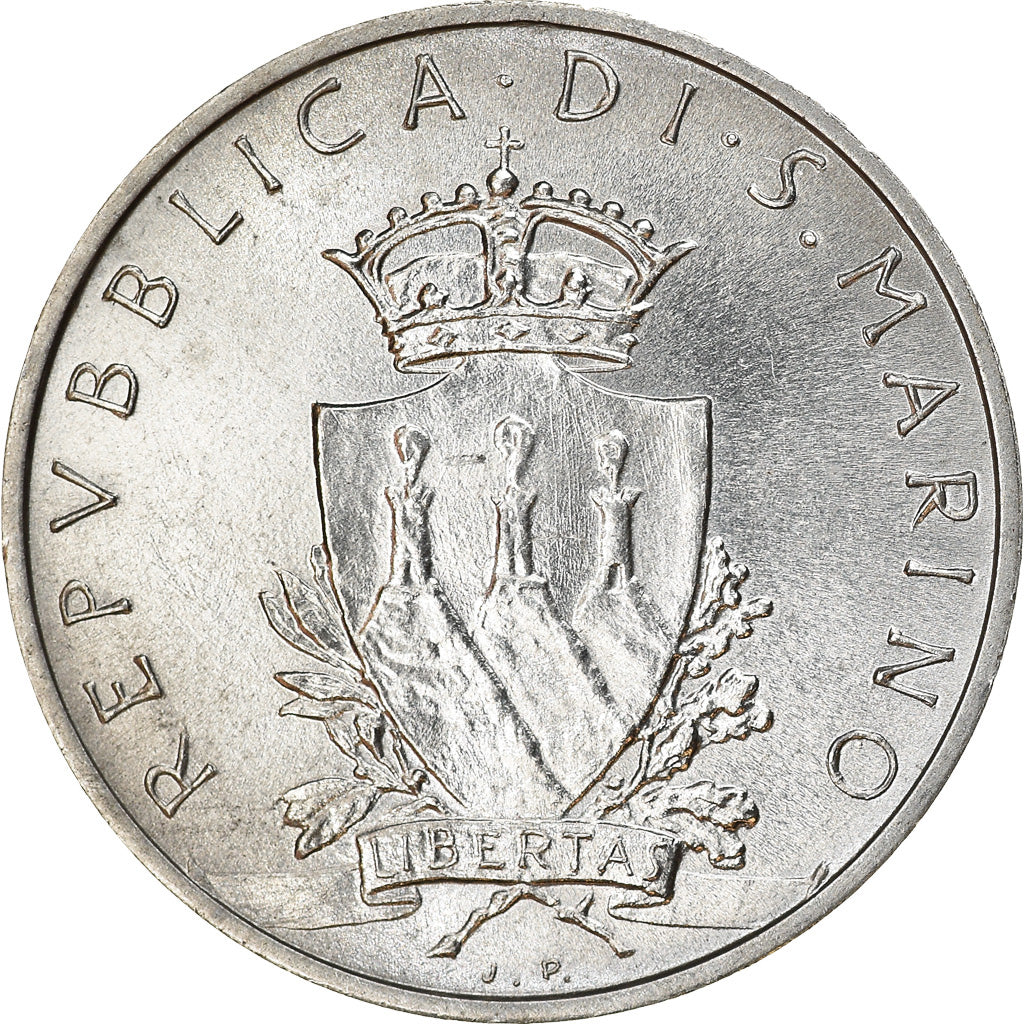 Coin, San Marino, 5 Lire, 1979, Rome, AU(50-53), Aluminum, KM:91