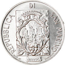 Coin, San Marino, 5 Lire, 1988, Rome, MS(63), Aluminum, KM:220