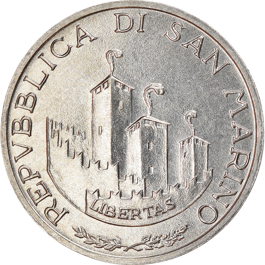 Monnaie, San Marino, 5 Lire, 1993, Rome, SUP, Aluminium, KM:295