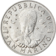 Coin, San Marino, 5 Lire, 1996, MS(63), Aluminum, KM:351