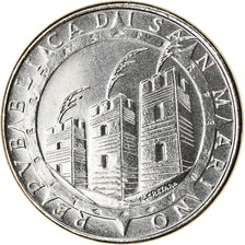 Coin, San Marino, 100 Lire, 1992, Rome, MS(63), Steel, KM:284