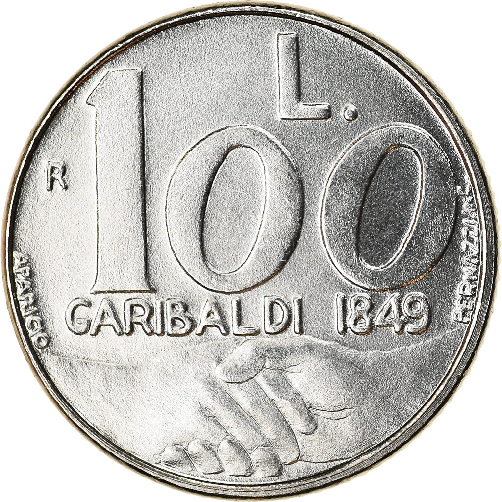 Monnaie, San Marino, 100 Lire, 1991, Rome, SPL, Steel, KM:267