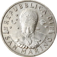 Coin, San Marino, 50 Lire, 1997, MS(63), Stainless Steel, KM:364