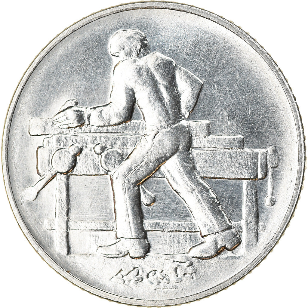 Coin, San Marino, 2 Lire, 1978, MS(63), Aluminum, KM:77
