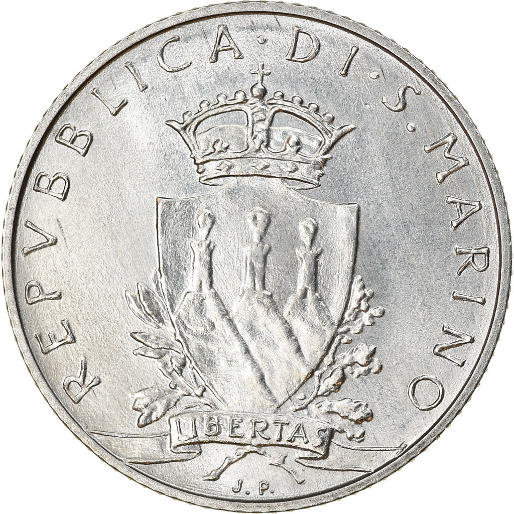 Münze, San Marino, 2 Lire, 1979, Rome, VZ, Aluminium, KM:90