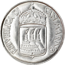 Coin, San Marino, Lira, 1973, AU(55-58), Aluminum, KM:22