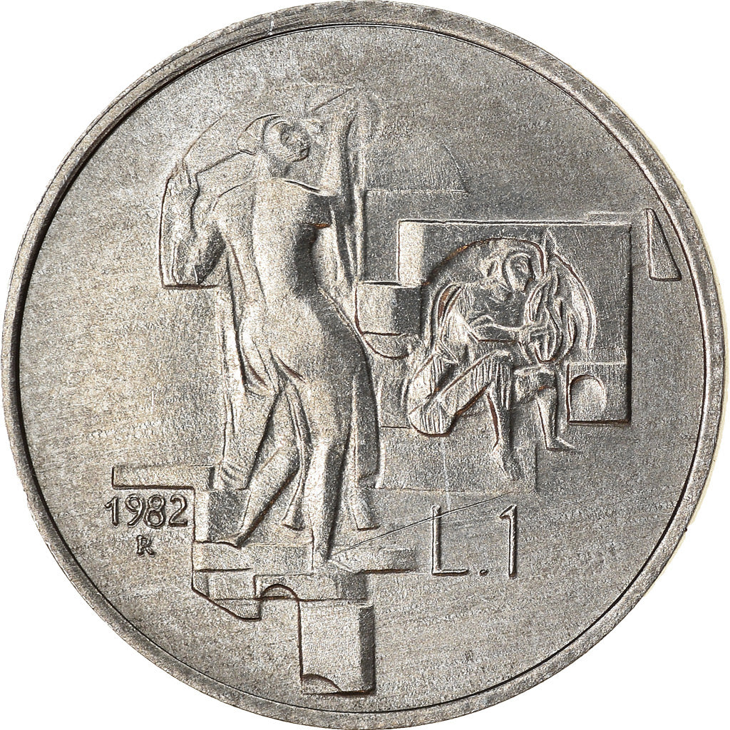 Monnaie, San Marino, Lira, 1982, Rome, TTB+, Aluminium, KM:131