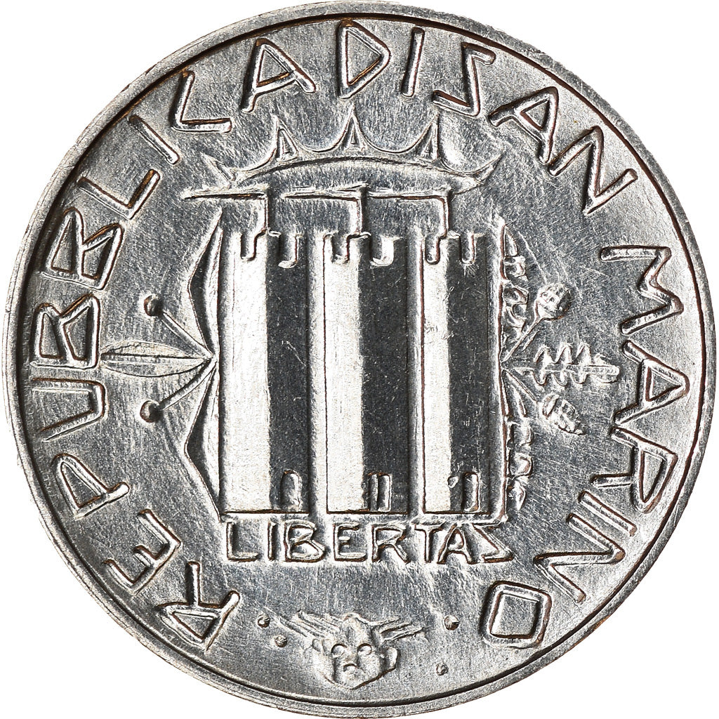 Monnaie, San Marino, Lira, 1985, Rome, SPL, Aluminium, KM:173