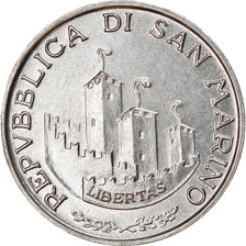 Coin, San Marino, Lira, 1993, Rome, MS(63), Aluminum, KM:293