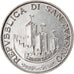Coin, San Marino, Lira, 1993, Rome, MS(63), Aluminum, KM:293