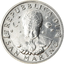 Coin, San Marino, 2 Lire, 1997, MS(63), Aluminum, KM:360