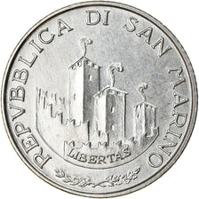 Coin, San Marino, 2 Lire, 1993, Rome, MS(63), Aluminum, KM:294