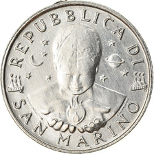 Coin, San Marino, 2 Lire, 1996, MS(63), Aluminum, KM:350